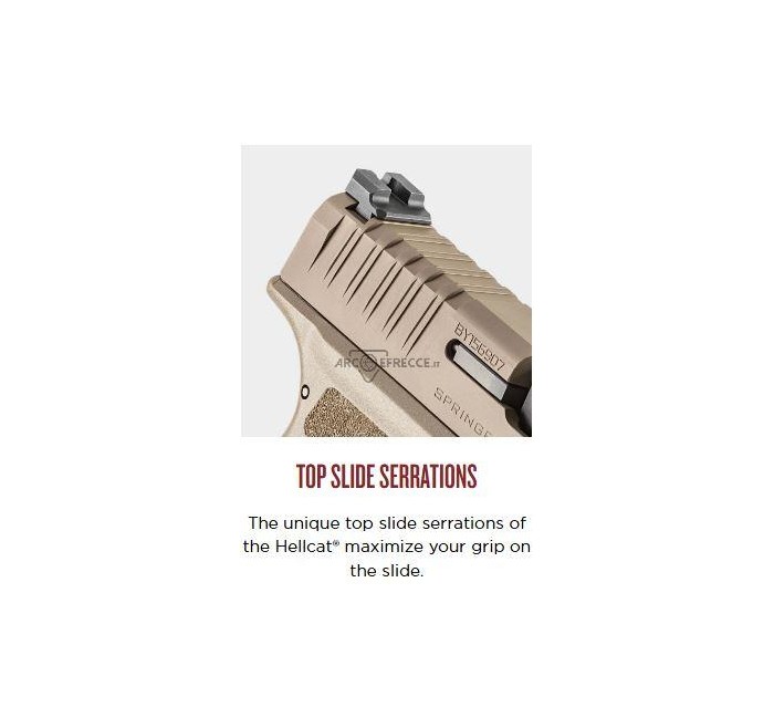HS SPRINGFIELD PISTOLA HELLCAT 3" CAL 9x19 9 LUGER  FDE 
