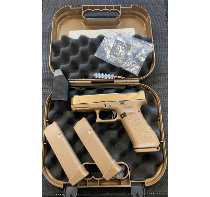 GLOCK PISTOLA MOD 19X CAL 9x19 9 LUGER MOS COYOTE 