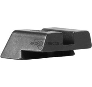 GLOCK TACCA DI MIRA ACCIAIO 5°GEN INSERTO NERO