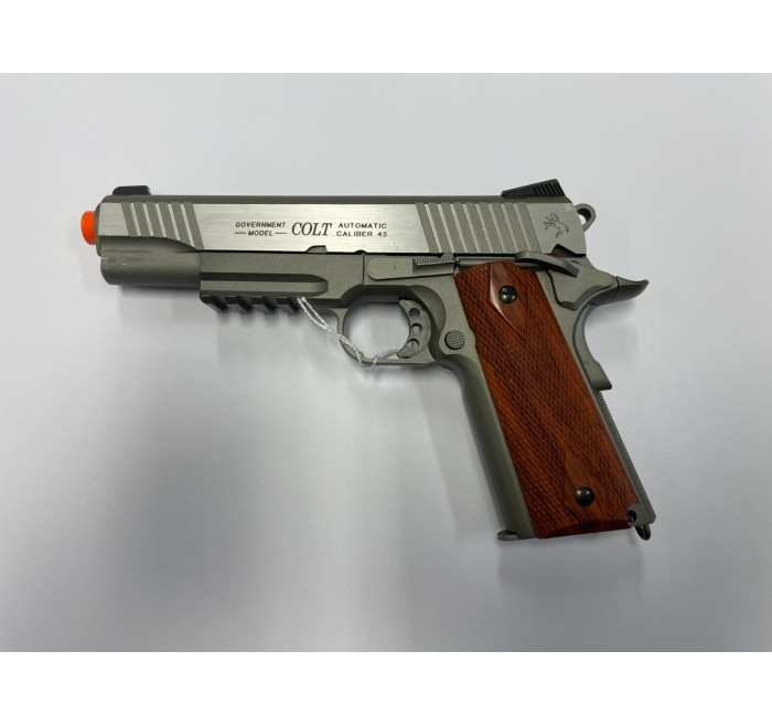 *USATO* CYBERGUN PISTOLA SOFT AIR 1911 INOX