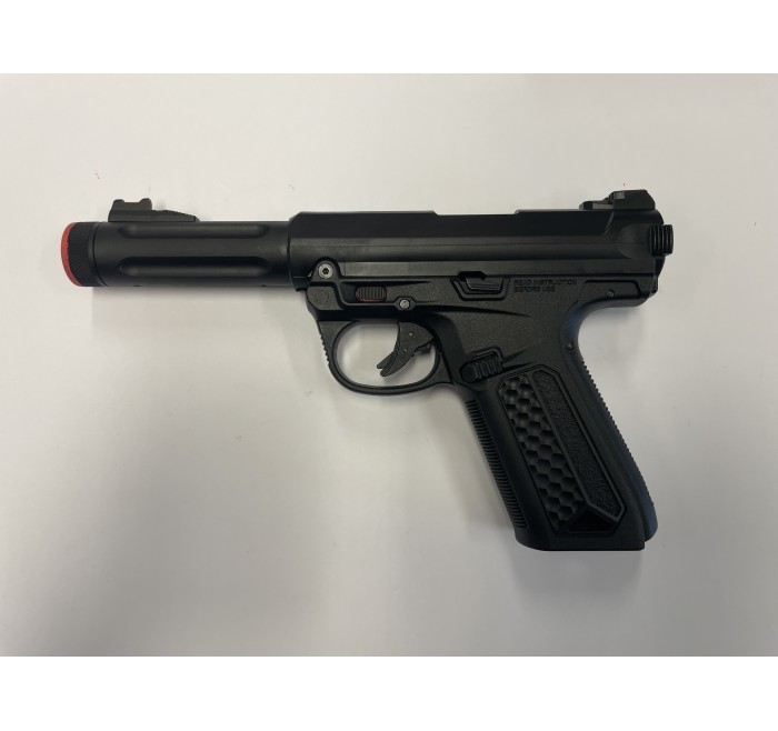 *CUSTOM* ACTION ARMY PISTOLA SOFTAIR A GAS AAP-01 ASSASSIN BLACK 