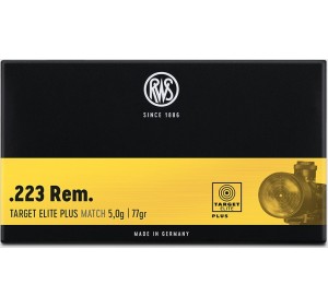 RWS CARTUCCE TARGET ELITE PLUS MATCH SCORION CAL .223 REM 77grs *Conf. da 20pz* 