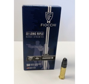 FIOCCHI CARTUCCE CAL 22LR RANGE DYNAMIC LRN 40grs *Conf. da 50pz* 