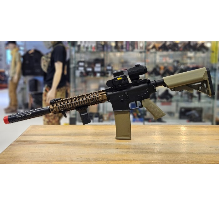 *CUSTOM* SPECNA ARMS FUCILE SOFTAIR ELETTRICO DANIEL DEFENSE MK18 SA-E19 EDGE HAL2