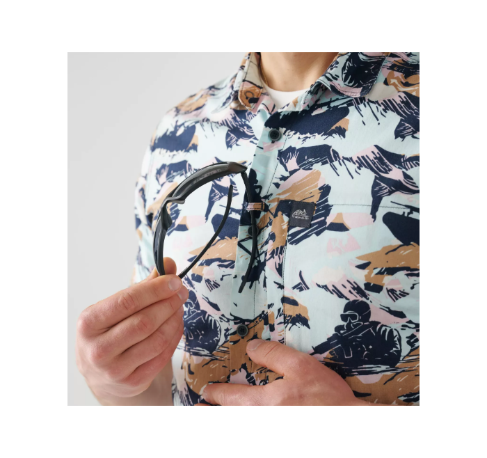 HELIKON TEX CAMICIA HAWAIIAN SHIRT DARK OPS