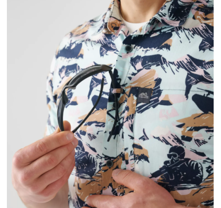 HELIKON TEX CAMICIA HAWAIIAN SHIRT DARK OPS