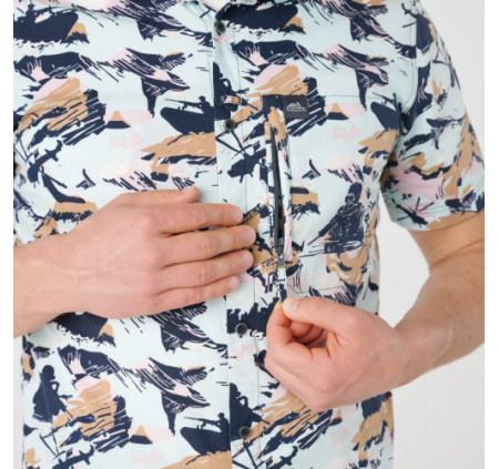 HELIKON TEX CAMICIA HAWAIIAN SHIRT DARK OPS