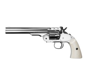 ASG PISTOLA/REVOLVER SCHOFIELD INOX CO2 -7,5J CAL 4,5 PELLET C.N. 00026bnp 