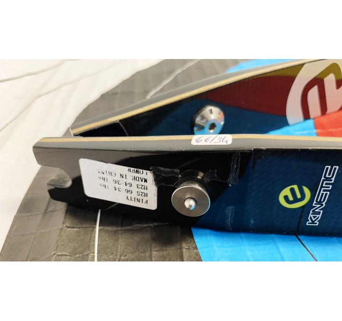 *USATO* KINETIC FLETTENTI FINITY CARBON BAMBOO 66-34 - OTTIMO STATO