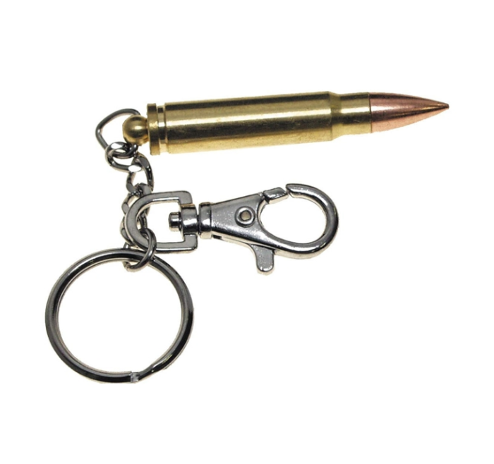 MFH PORTA CHIAVI MUNIZIONE CON ANELLO
