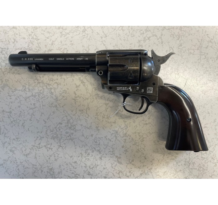 *USATO* UMAREX PISTOLA SAA 45 BB -7.5J 