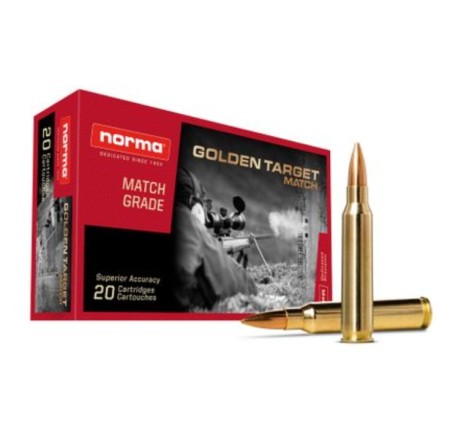 NORMA CARTUCCE CAL. 223 REM GOLDEN TARGET MATCH 69grs *Conf. da 20pz* 