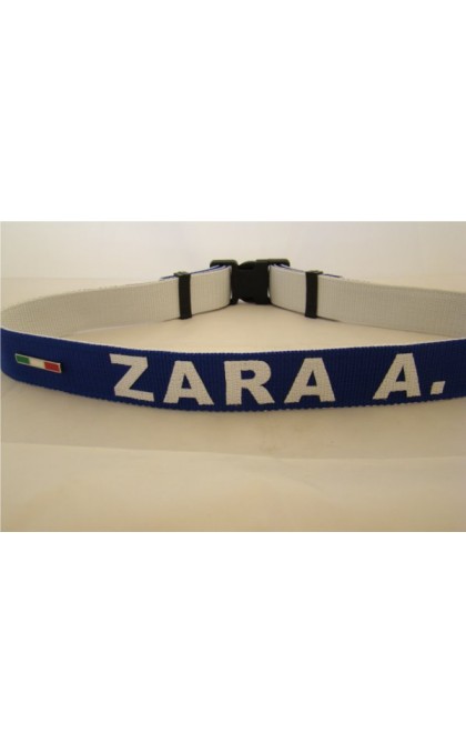 ZARA CINTURA IN NYLON CON PLACCHETTA ITALIA