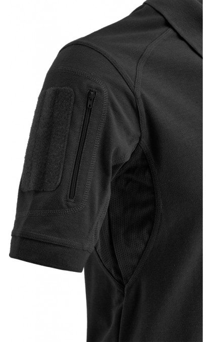 DEFCON5 POLO TACTICAL MANICA CORTA CON TASCHE BLACK