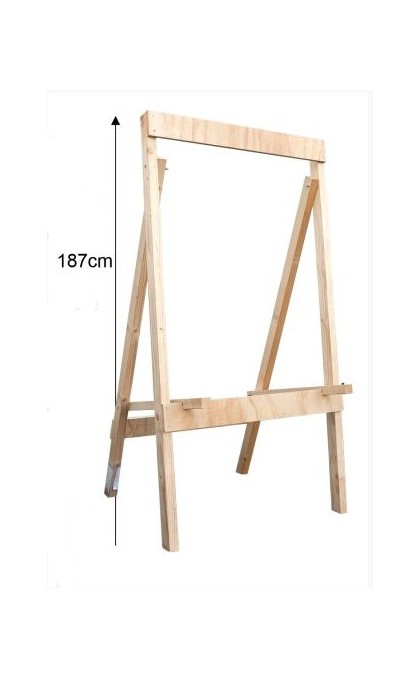 AVALON CAVALLETTO DELUXE IN LEGNO A 4 GAMBE x BATTIFRECCIA