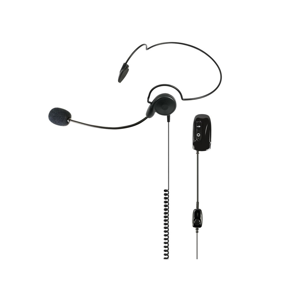 MIDLAND MICROFONO AURICOLARE BLUETOOTH WA29 CON ARCHETTO NUCALE e PTT -  Arco e Frecce