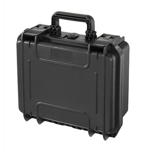 PLASTICA PANARO VALIGETTA RIGIDA Mod MAX 300S 33,6x30x14,8 cm NERA CON  SPUGNA CUBETTATA - Arco e Frecce