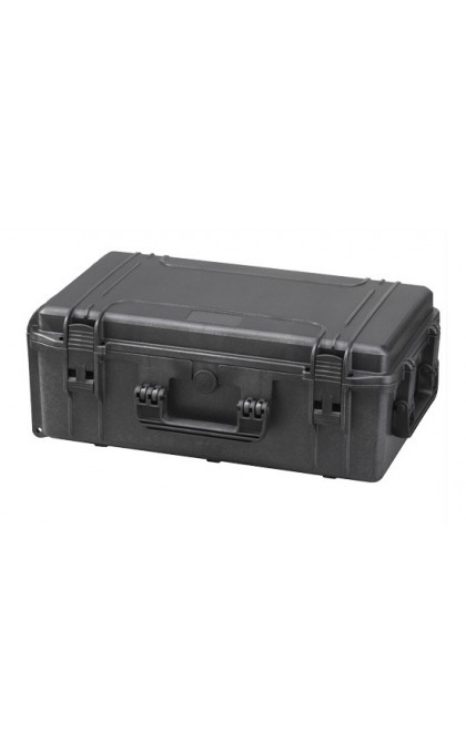 PLASTICA PANARO VALIGIA RIGIDA Mod MAX 520S 57,4x36,1x22,5 cm NERA CON SPUGNA CUBETTATA