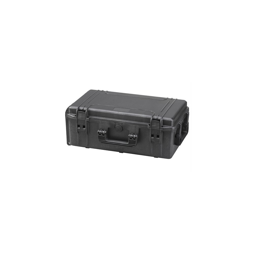 PLASTICA PANARO VALIGIA RIGIDA Mod MAX 520S 57,4x36,1x22,5 cm NERA CON  SPUGNA CUBETTATA - Arco e Frecce
