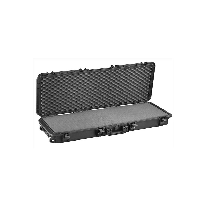 PLASTICA PANARO VALIGIA RIGIDA Mod MAX 1100S 117,7x45x15,8 cm NERA CON SPUGNA CUBETTATA