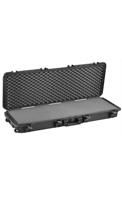 PLASTICA PANARO VALIGIA RIGIDA Mod MAX 1100S 117,7x45x15,8 cm NERA CON SPUGNA CUBETTATA