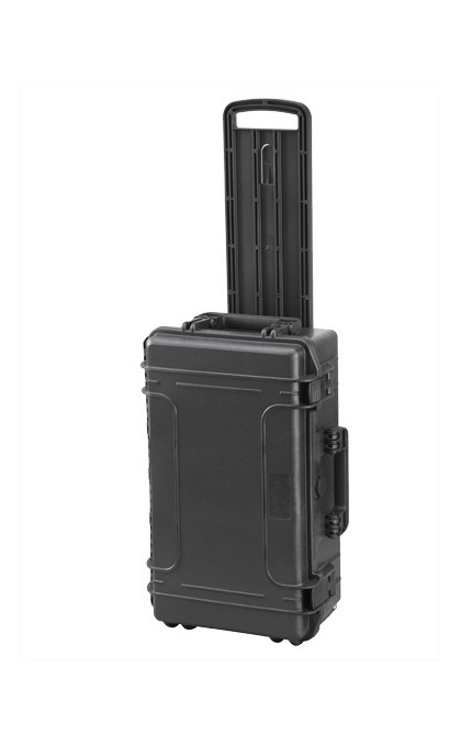 PLASTICA PANARO VALIGIA/TROLLEY MAX520STR NERA CON SPUGNE CUBETTATE