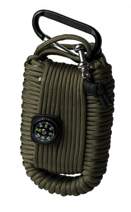 MILTEC KIT SURVIVAL IN PARACORD CON UTENSILI