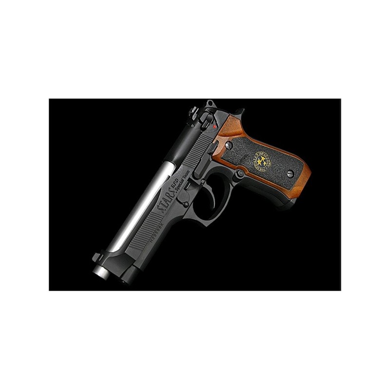 WE PISTOLA SOFTAIR A GAS SAMURAI EDGE BIOHAZARD BLACK