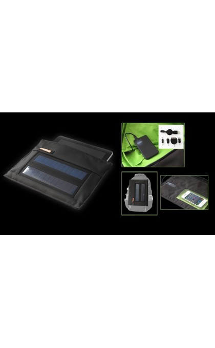 E-MISSION BUSTA SOLAR 2W CON BATTERIA 2200 mAH