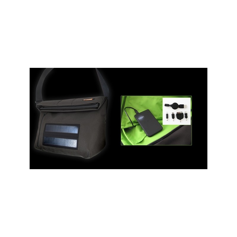 E-MISSION MESSENGER GRANDE SOLAR 2W CON BATTERIA 2200 mAH