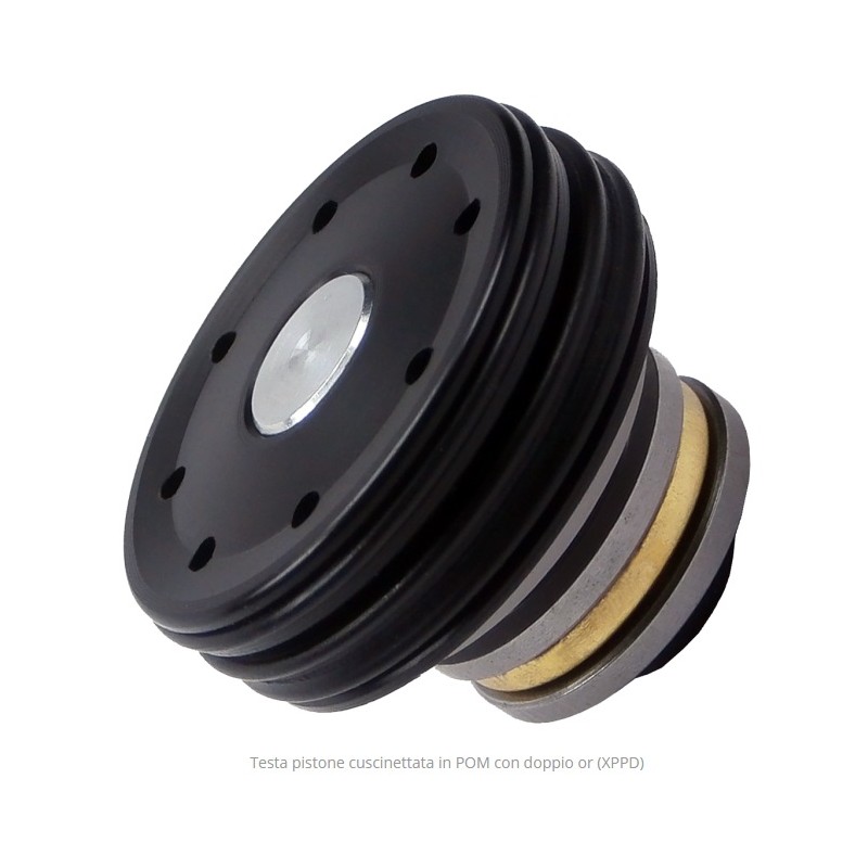FPS TESTA PISTONE IN POLIMERO CON CUSCINETTI + XRING DI TENUTA