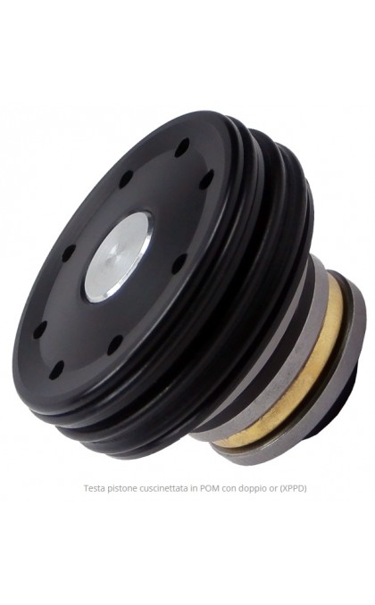 FPS TESTA PISTONE IN POLIMERO CON CUSCINETTI + XRING DI TENUTA