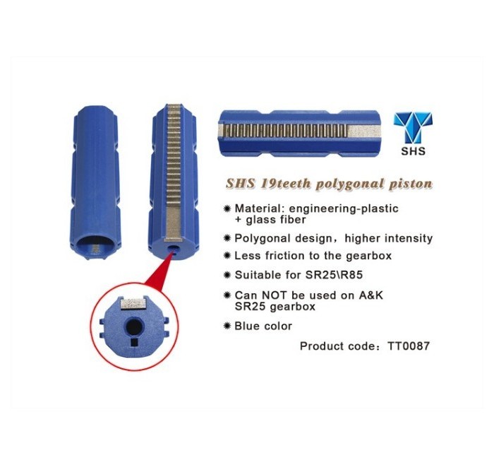SHS PISTONE POLIGONALE 19 DENTI RINFORZATO 