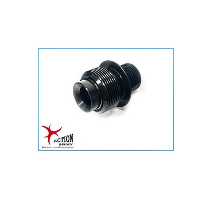 ACTION ARMY CONNETTORE CANNA/SILENZIATORE SOFTAIR PER MARUI VSR10  