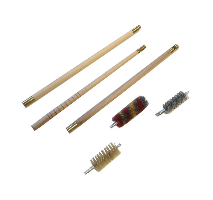 MEGALINE KIT PULIZIA ARMI PER CARABINA BACCHETTA LEGNO