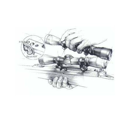 LEUPOLD ANELLI DIAM 1 QR MEDIO OPACO 49974 