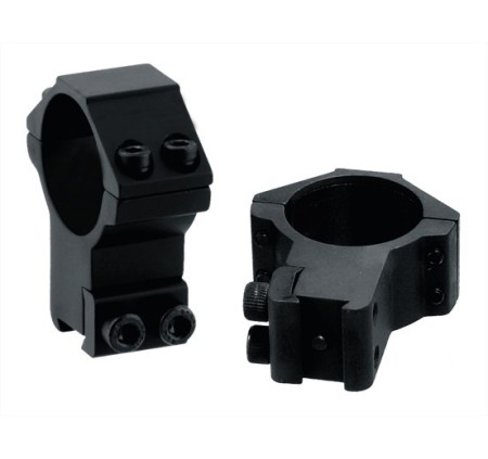 UTG ANELLI OTTICA ACCUSHOT 30mm ALTI ATTACCO DIANA 11mm RGPM-30H4