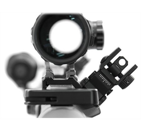 UTG MIRINO POSTERIORE FLIP UP INCLINATO 45° PER AR15 PICATINNY