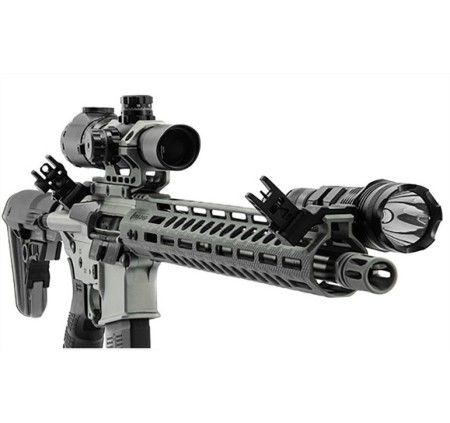 UTG MIRINO POSTERIORE FLIP UP INCLINATO 45° PER AR15 PICATINNY