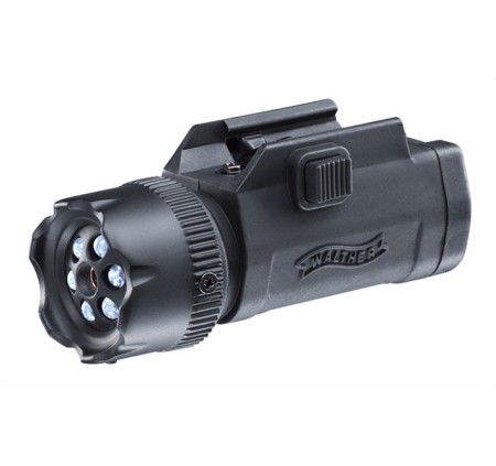 UMAREX WALTHER LASER ROSSO CON TORCIA 6 LED 