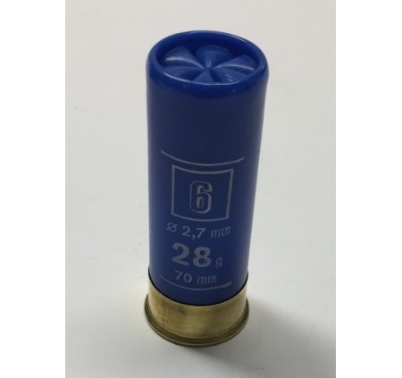 FIOCCHI CARTUCCE TT TWO DYNAMIC CAL. 12 28g pallino 6,0 *Conf. da 25pz* 