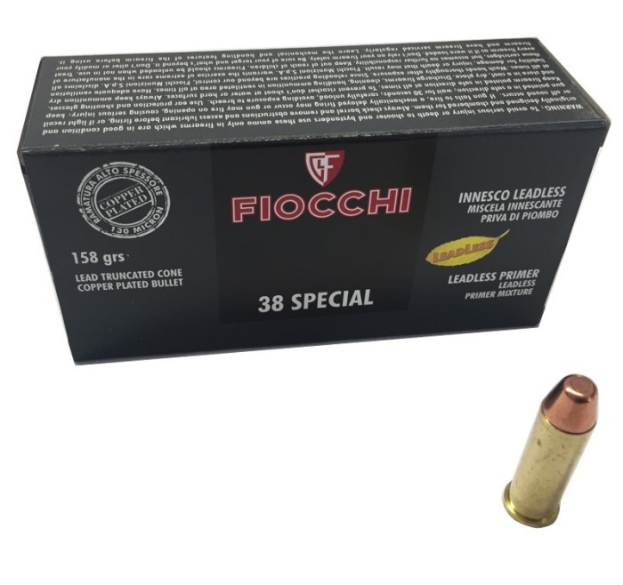FIOCCHI CARTUCCE CAL. 38 SPECIAL LL TCCP RAM 158grs *Conf. da 50pz* 