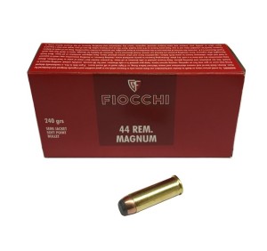 FIOCCHI CARTUCCE CAL. 44 REM MAG SJSP 240grs *Conf. da 50pz* 
