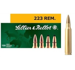 SELLIER & BELLOT CARTUCCE CAL 223REM FMJ 55grs *Conf. da 100pz* 