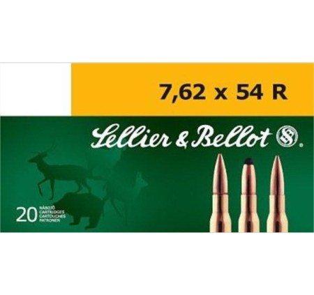 SELLIER & BELLOT CARTUCCE CAL.7.62x54R FMJ 180grs *Conf. da 50pz* 