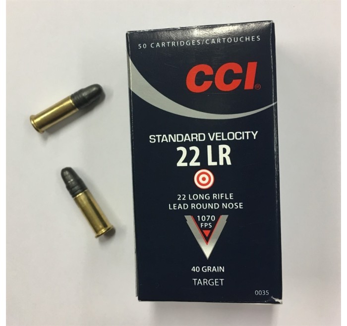 CCI CARTUCCE CAL. .22LR STANDARD VELOCITY *Conf. 50pz* 