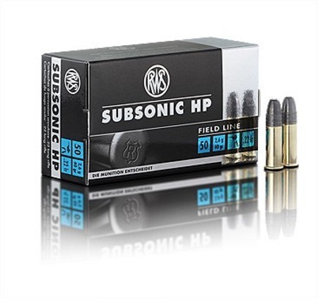 RWS CARTUCCE CAL .22LR SUBSONIC FORATA 40grs *Conf. da 50pz* 