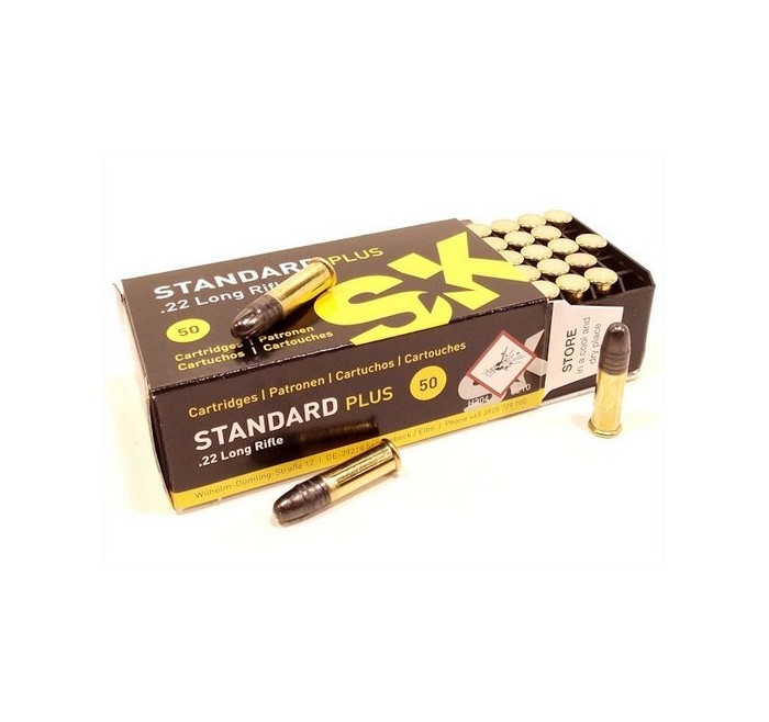 LAPUA CARTUCCE CAL. 22LR SK STANDARD PLUS 40grs *Conf. da 50pz* 