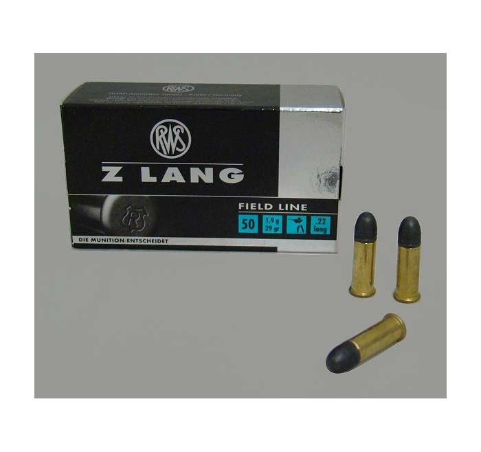 RWS CARTUCCE CAL. 22 LONG Z DA SALA 29grs *Conf. da 50pz* 