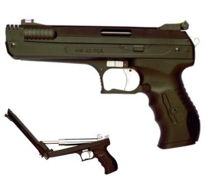 WEIHRAUCH PISTOLA PAC 40 PCA -7,5j CAL. 4,5 C.N. 72 